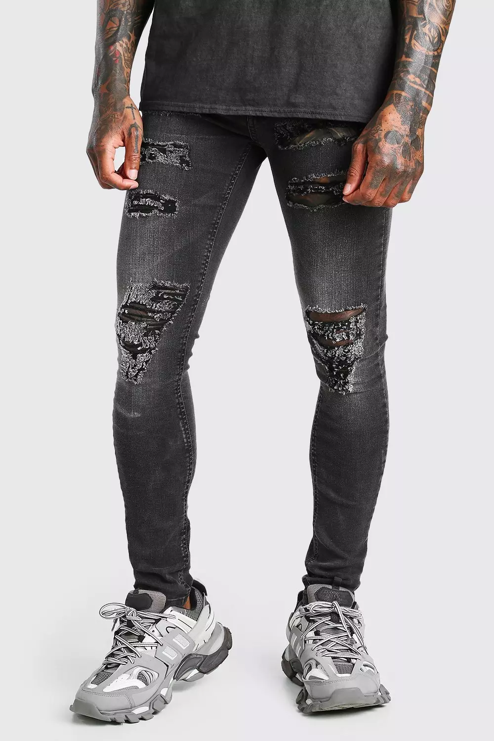 Super skinny sales distressed jeans